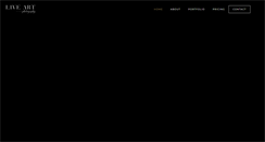 Desktop Screenshot of liveartphotography.com