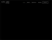 Tablet Screenshot of liveartphotography.com